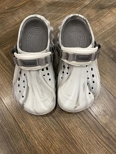 Жеке буюмдар: Саболор, 42, Crocs, Жаңы, түсү - Боз — 2