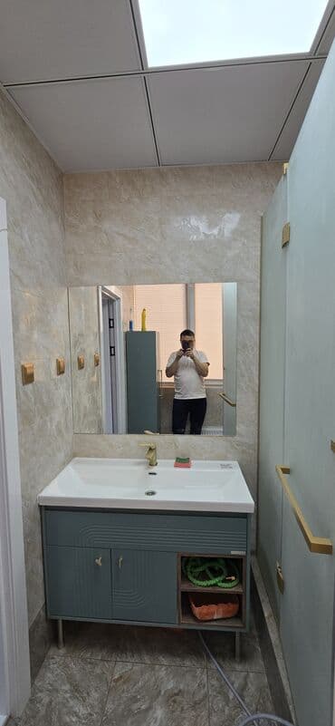 тумба в прихожую: Стоимость за м2: Простое зеркало, с закругленной обточкой - 2500 — 25