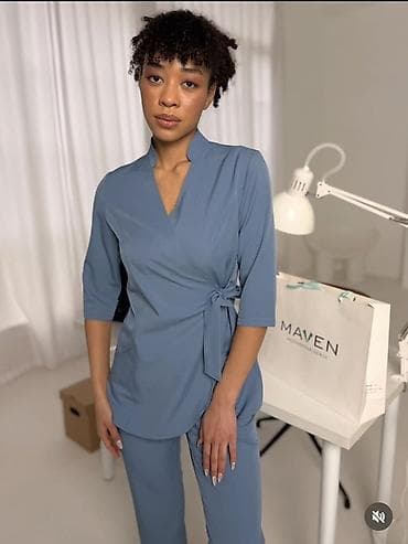 nike skepta: Женский медицинский костюм с запахом Модель “ Токио” - Комплект — 2