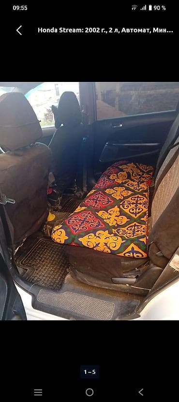 авто телега: Honda Stream: 2002 г., 2 л, Автомат, Бензин, Минивэн — 5