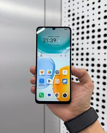 хонор плей: Honor X5, Б/у, 64 ГБ, цвет - Голубой, 2 SIM — 2