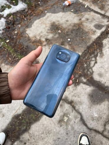 Бытовая техника: Poco X3, Б/у, 128 ГБ, цвет - Синий, 2 SIM — 1