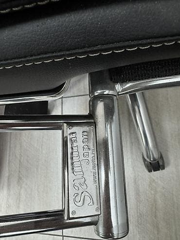 кресло домашнее: Офисное кресло, С колесиками, цвет - Черный, Экокожа — 4