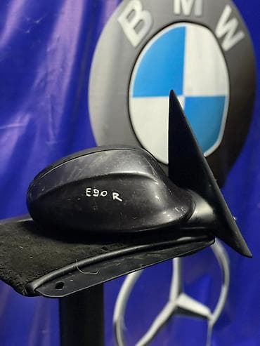 2007: Боковое правое Зеркало BMW Б/у, Оригинал — 1