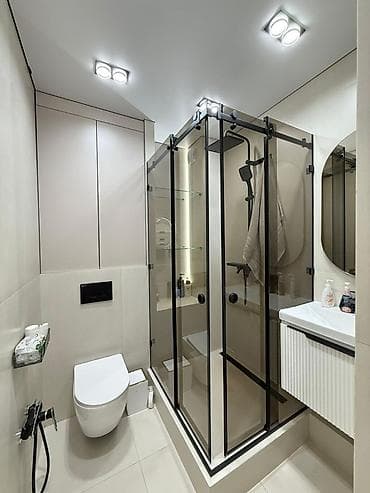 pro group: 3 комнаты, 103 м², Асанбай мкр Элитка, 5 этаж, Дизайнерский ремонт — 6