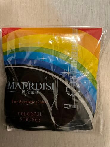 Струны разноцветные. Новые с упаковки at lalafo.kg Струны разноцветные. Новые с упаковки