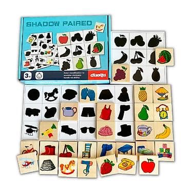 Игрушки: Развивающая игра “Shadow Paired” — набор для сопоставления предметов с — 1