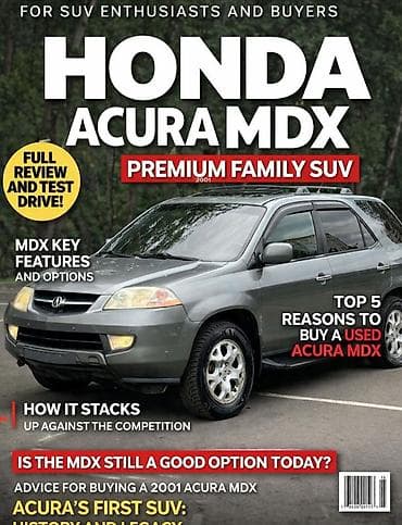 Acura MDX: 2001 г., 3.5 л, Автомат, Газ, Внедорожник — 3