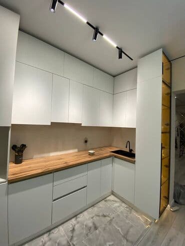 правильное расположение кухонной мебели: Современные модульные кухни под заказ - Планировка: Г-образные — 1