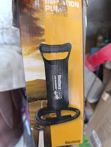 косилка бензо: Ручной насос Bestway Air Hammer, 30 см (12") б/у в хорошем состоянии — 1