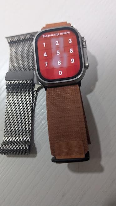 телевизор уста: Смарт‑часы форм‑фактора Apple Watch Ultra, размер 49 мм. На экране — 2