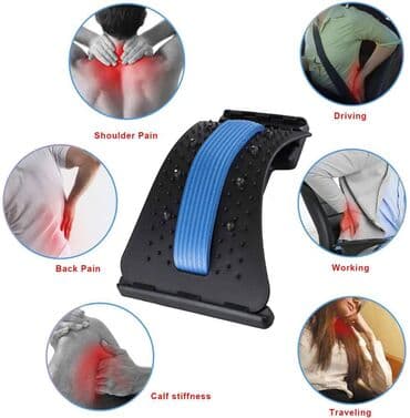 деревянный массажер: 4х уровневый Массажёр для растяжки спины(Подушка Мейрама) - 12 блоками — 4