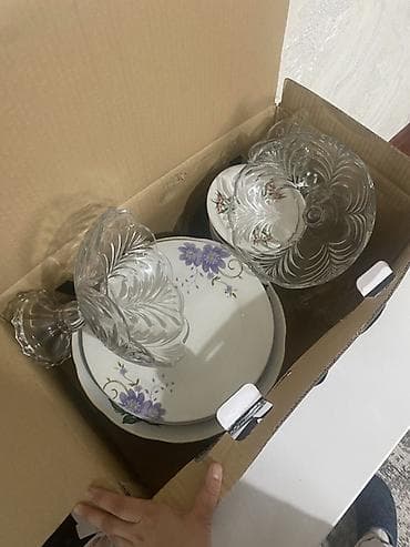 кухонный набор посуды: Набор посуды и сервировочных аксессуаров Состав: - Стеклянные — 1