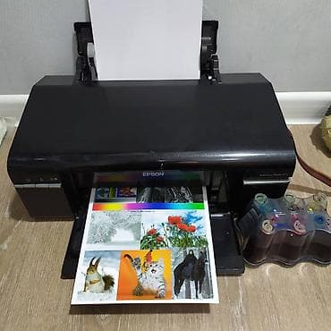 Принтер цветной Epson P50 6 цветов с доноркой. Рабочий включается