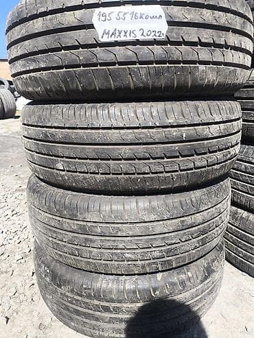 maxxis: Шины 195 / 55 / R 16, Лето, Б/у, Комплект, Легковые, Maxxis — 1