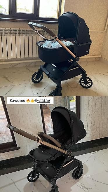 обувь экко: Коляска, цвет - Черный, Б/у — 1