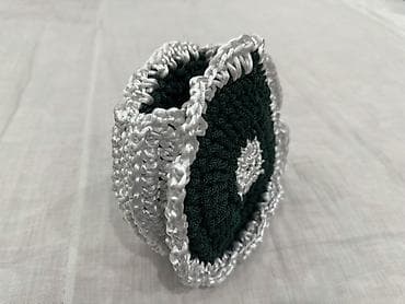 перчатки зима: Вязаные сумки ручной работы - Материал: плотный шнур/трикотажная — 6