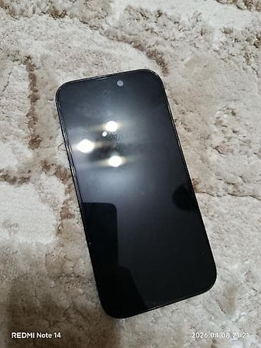 5 s iphone: IPhone 14 Pro, Б/у, 256 ГБ, Black Titanium, Защитное стекло, 86 % — 3