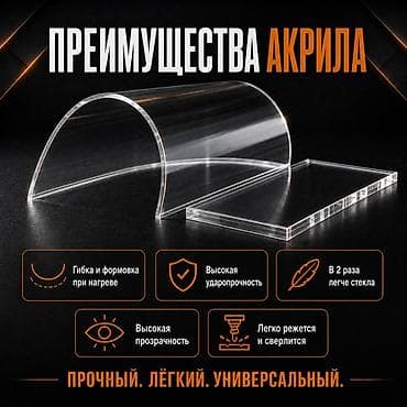 акрил листовой: Листовой акрил в наличии: прозрачные, белые, чёрные, цветные, золото и — 3