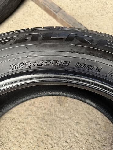 2 8: Пара автомобильных шин Falken 225/60 R18 100H M+S - Размер: 225/60 — 3