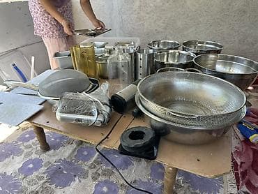 Кафелер, ресторандар үчүн: Набор профессиональной кухонной утвари и барного инвентарябабл ти — 3