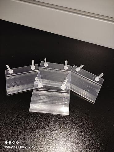 Посуда и кухонный инвентарь: Прозрачный карман-держатель для ценников с петлями - Назначение — 3