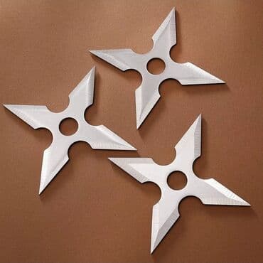 нож бабочка тренировочный купить: Метательные звёздочки (сюрикены), комплект из 6 шт. - Форма — 1