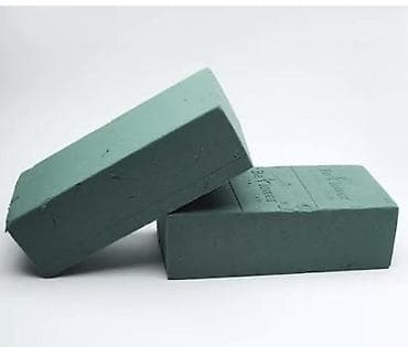 флористическая губка: Флористическая пена (оазис) для живых цветов — прямоугольные брикеты — 1