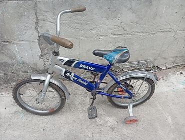 16 lt: Детский велосипед, 2-колесный, 4 - 6 лет, Для мальчика, Б/у — 1