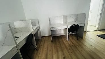 столики для компьютера: Комплект офисной мебели, Стул, ДСП, цвет - Белый — 3