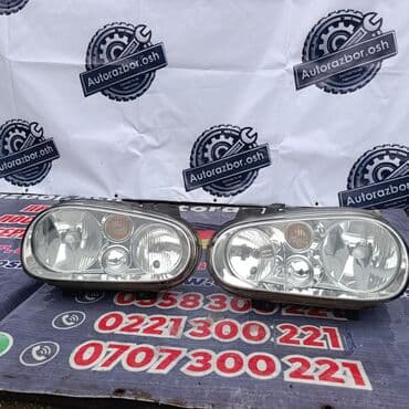 сниму квартиру в оше на длительный срок: Комплект передних фар Volkswagen 2004 г., Б/у, Оригинал, Германия — 1