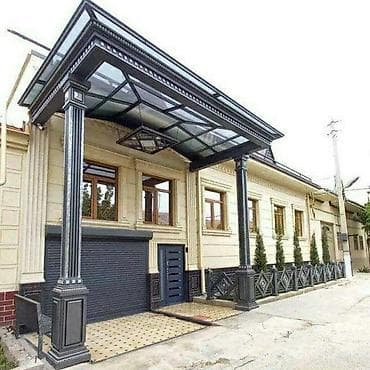 навес дома: Навес, Другая форма, Металл, Поликарбонат, Установка — 1