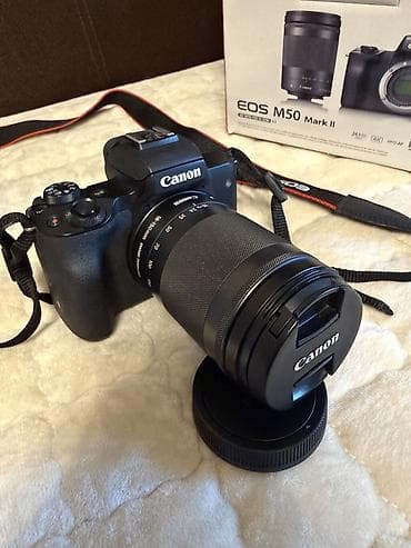 Фото жана видеокамералар: Продается Canon EOS M50 Mark II Полный комплект. Состояние — как — 1