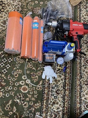 Электр шаймандары: Алмазная дрель + вакуумный комплект для монтажа кондиционеров — 2