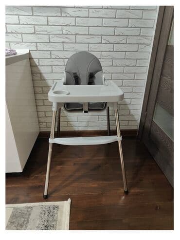 🎁 стульчик для кормления. 📌Простой и надёжный!. ‼️Имеется подножка at lalafo.kg 🎁 стульчик для кормления. 📌Простой и надёжный!. ‼️Имеется подножка