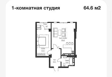 бизнем: Golden House застройщик ЖК Да винчи Асанбай Токомбаева 21Б Блок Б Этаж — 3