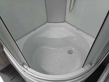 Душевые кабины и комплектующие: Душевая кабина Полукруглая, Покрытие: Матовое — 3