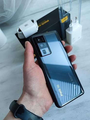 Poco F5 Pro, Б/у, 256 ГБ, цвет - Черный, 2 SIM