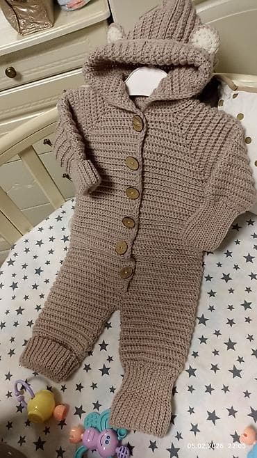 Детский транспорт: Боди, цвет - Бежевый — 4