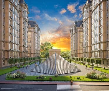 снять квартиру кызыл аскер: 3 комнаты, 116 м², Элитка, ПСО (под самоотделку) — 10