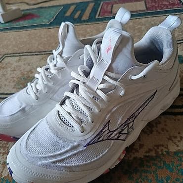 волейболные крассовки: Кроссовки, 41, Mizuno, Новый, цвет - Белый, Самовывоз — 1