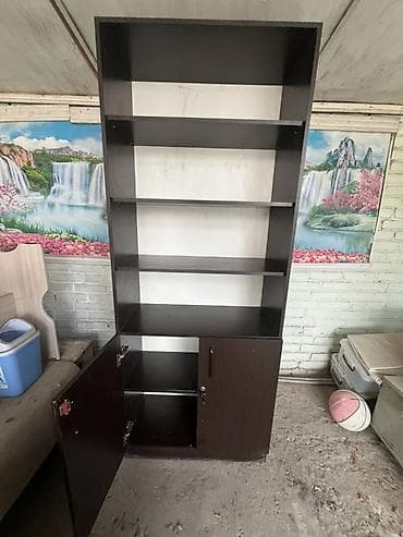 Комплект офисной мебели, Шкаф, ДСП, цвет - Коричневый