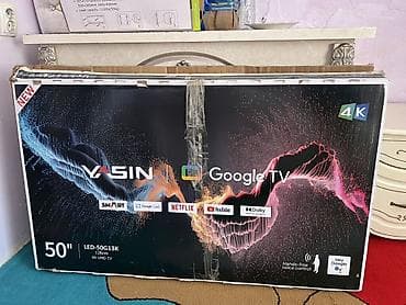 Телевизор YASIN 50" LED-50G13K с Google TV - Диагональ: 50" (126 см)