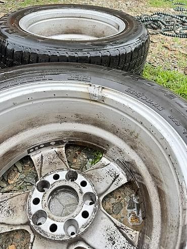 резина 16 с: Колеса в сборе 225 / 55 / R 16, Зима, Б/у, Комплект, Легковые, Литые, отверстий - 5 — 6