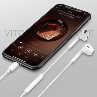 пользовались: EarPods с разъёмом Lightning. Цена:1700сом — 8