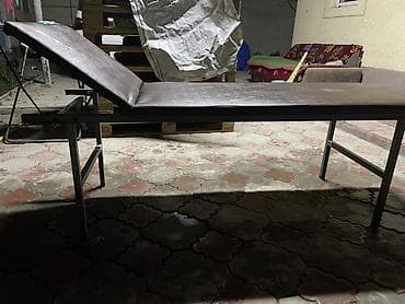 Медицинская мебель: Раскладная медицинская/массажная кушетка с регулируемым изголовьем — 5