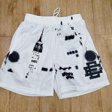 tech fleese: Шорты спортивные с принтом «городской пейзаж» - Материал: легкая — 2