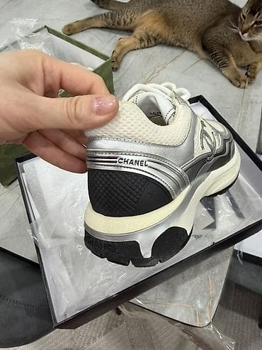 chanel кросовки: Кроссовки, 36, Chanel, Новый, цвет - Белый, Самовывоз — 2