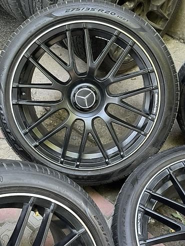 Комплект литых дисков с шинами для Mercedes (стиль AMG) W222 W218 — 5