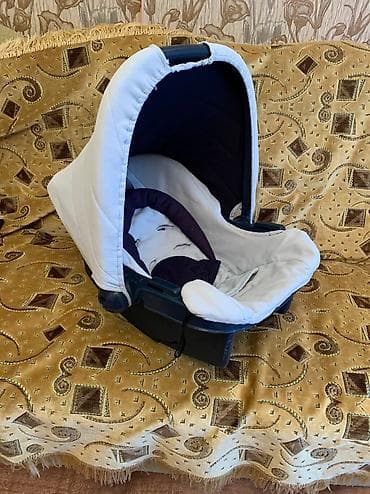 Балдар электр унаалары: Люлька, Колдонулган, Бешик, Ташып жүрүүчү, Пластик, түсү - Көк — 1